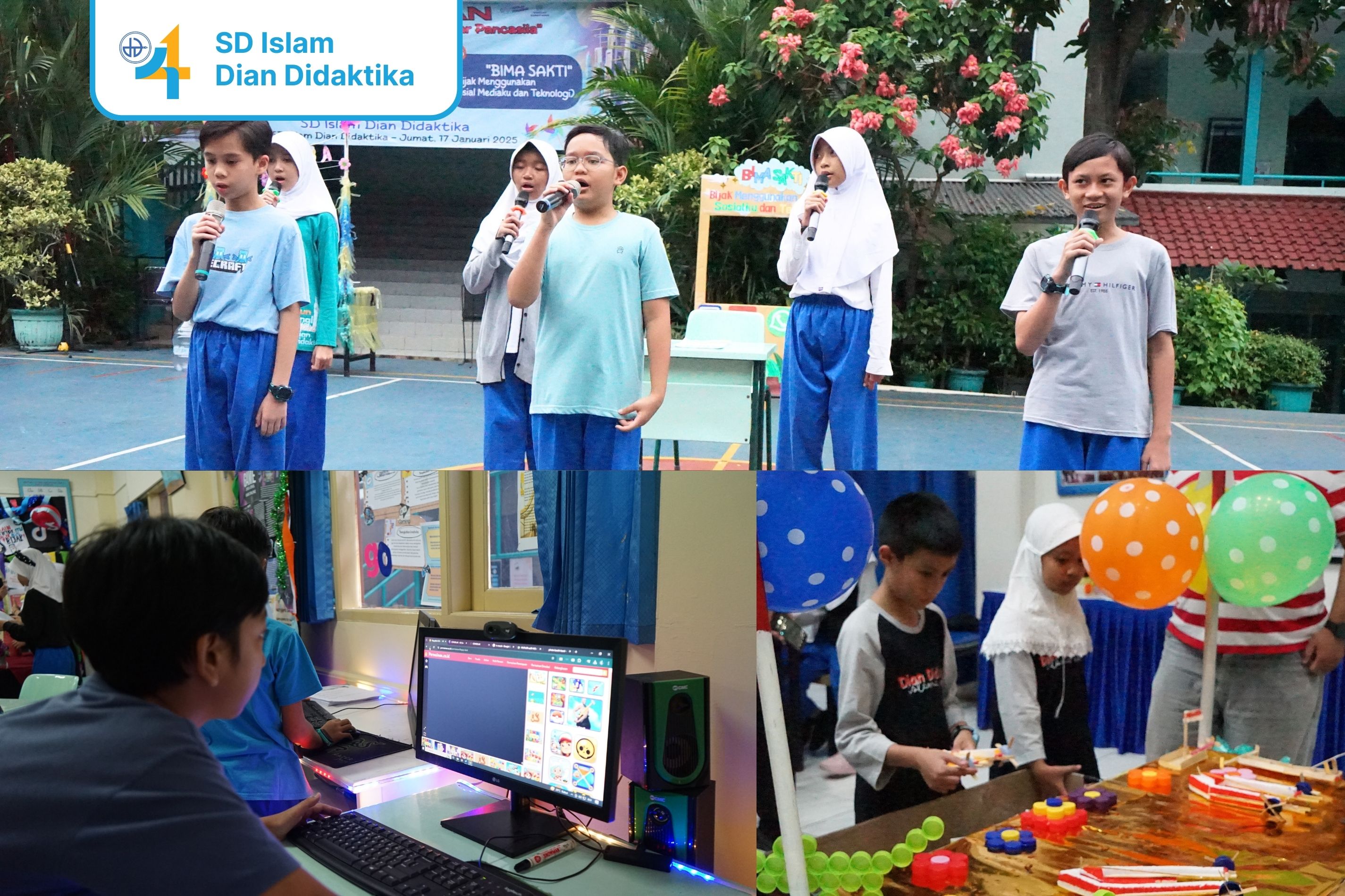 Inovasi Teknologi Sederhana dan Edukasi Media Sosial, Selebrasi P5 Menarik di SD Islam Dian Didaktika