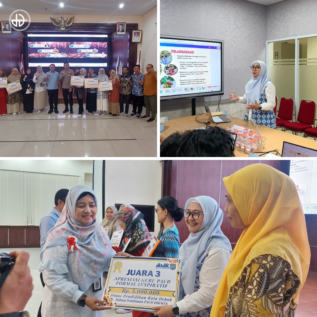 Inovasi Pembelajaran Berbasis “ASIK”, Guru TK Islam Dian Didaktika Raih Juara 3 Apresiasi Guru Inovatif Kota Depok 2025